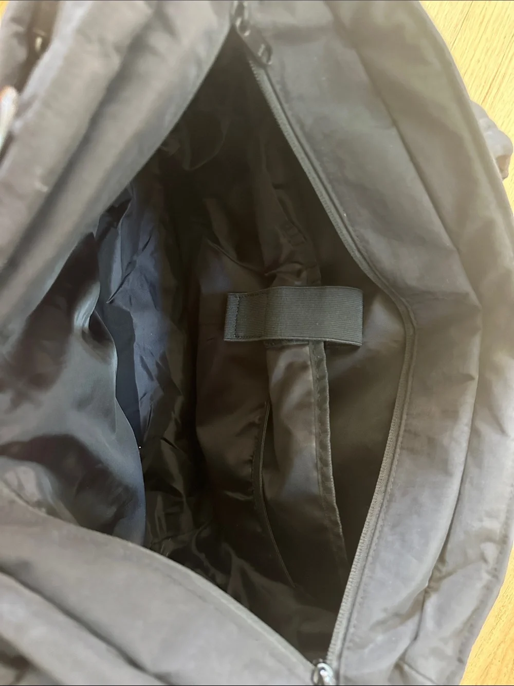 BAGSMART Black Tote Bag with Bow Accent